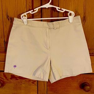 Lilly Pulitzer khaki stretch shorts size 6